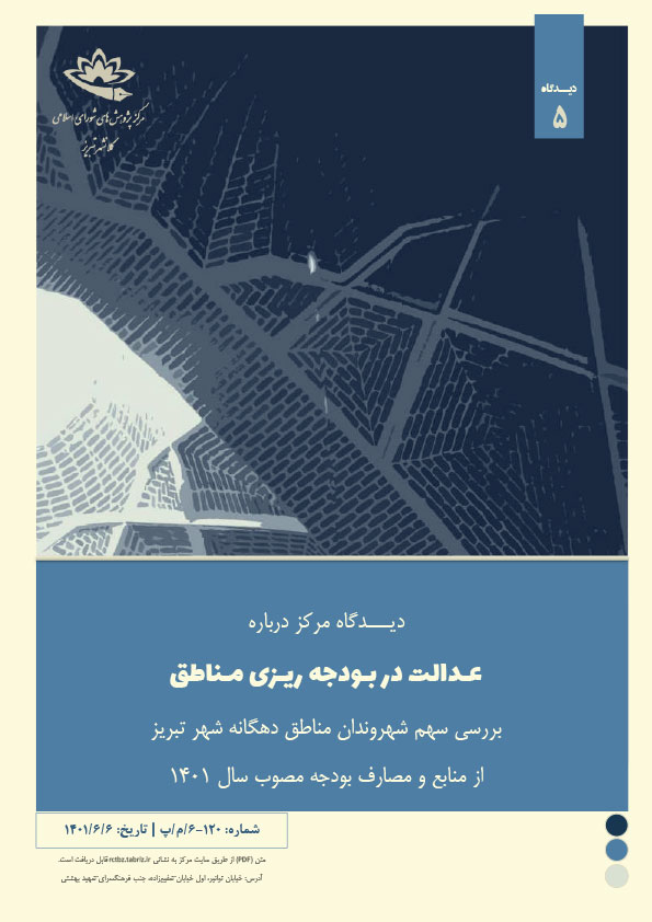 عدالت در بودجه ریزی مناطق
