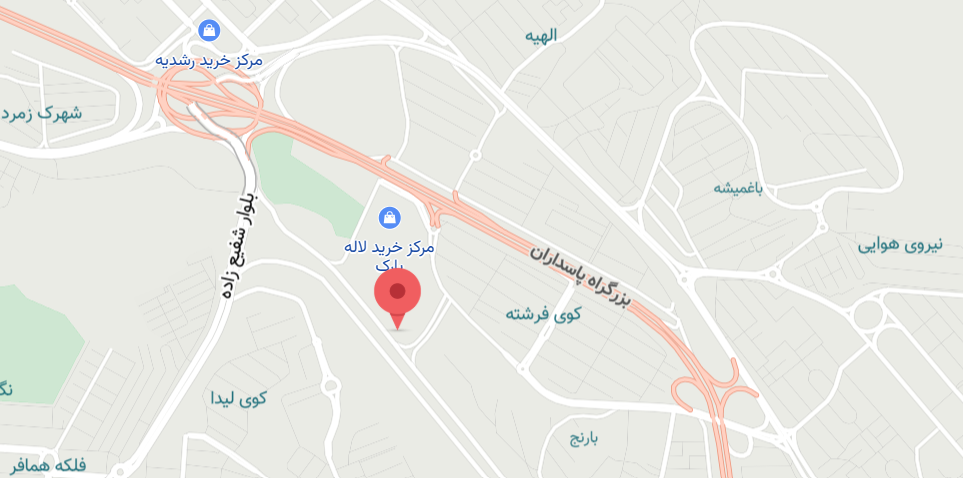 موقعیت مکانی مرکز پژوهش های شورای اسلامی کلانشهر تبریز